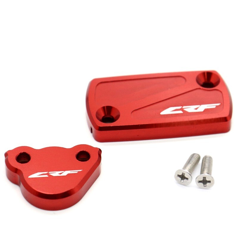 Front Rear Brake Fluid Cap Cover For HONDA CRF150R CRF250R/X CRF450R/X CRF 450L
