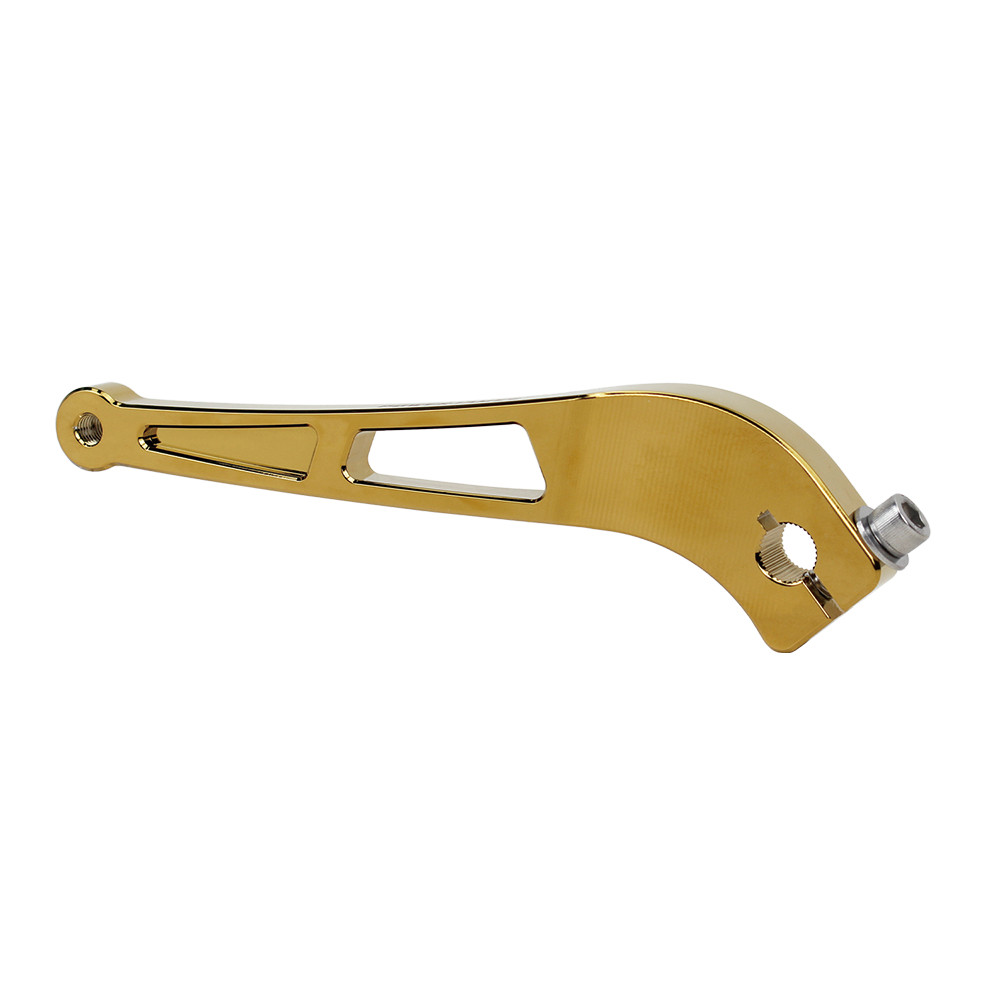Front Left Gold Slim Shift Shifter Lever for Harley Dyna FXDB FXDWG FXDF FXD FLD