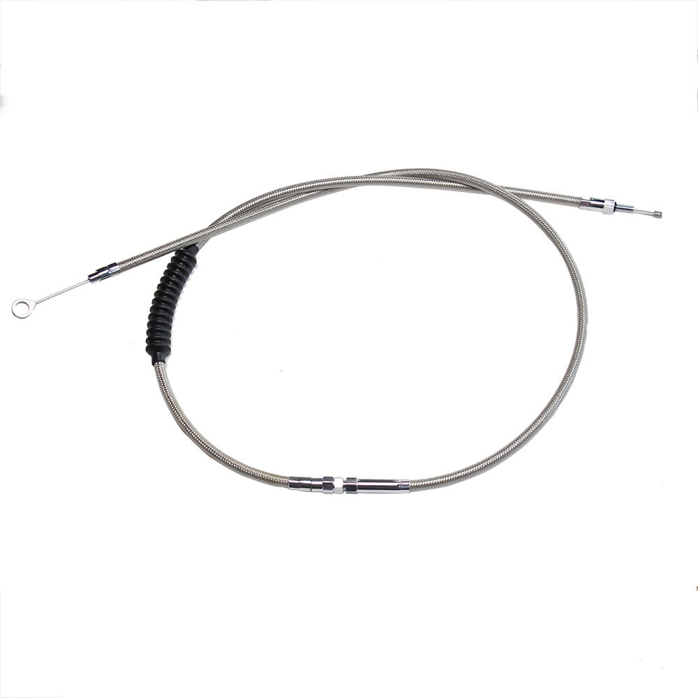 67″170CM Adjustable Braided Clutch Cable for Harley Touring FLHR FLHX Softail FL