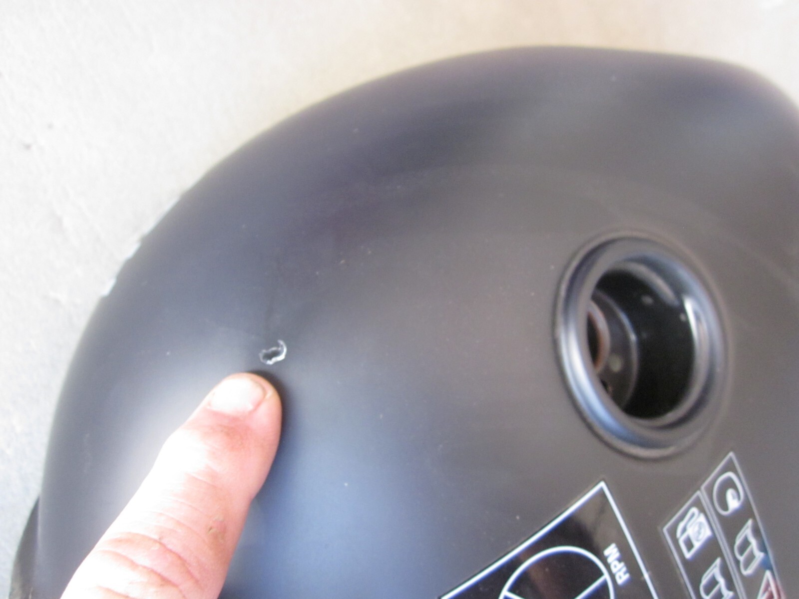 Triumph Street Cup Bobber Gas Fuel Tank Petrol Reservoir black