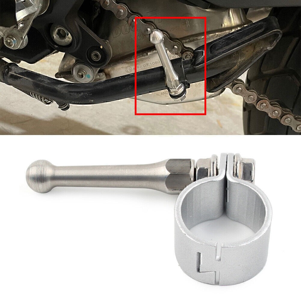 Side Foot Kickstand Extension Kit Side Stand Support Universal For 20mm-23mm US