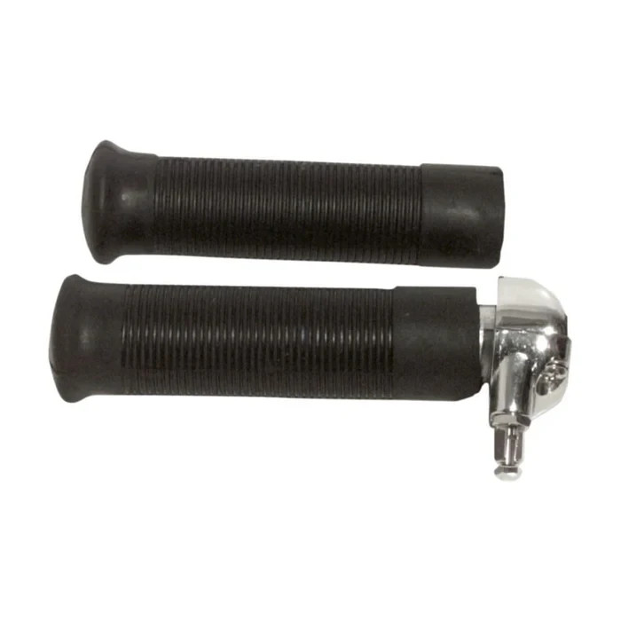 7/8″ Universal Throttle With Grips Single Cable Chrome BSA Honda TC BROS #0196