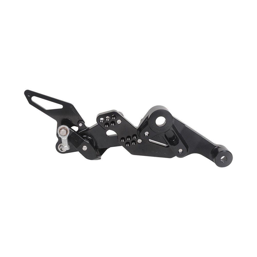For APPILIA RS660 Tuono 660 Billet Adjustable Rearset Modify Control Black