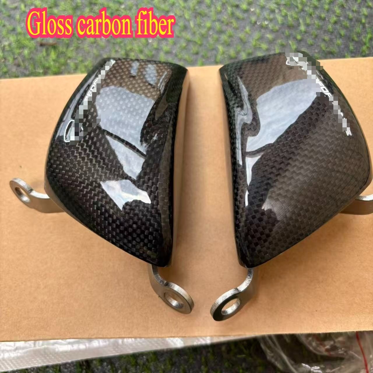 Gloss carbon fiber Air Brake Duct For Ducati Panigale 1199 1299 899 959 V4 S R