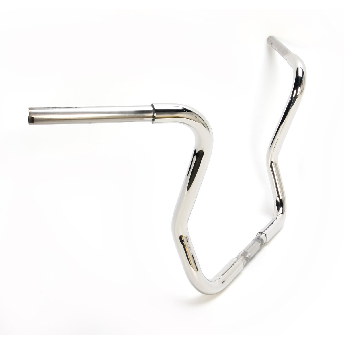 KST Kustoms Polished 1 1/4″ SS Steel Six Bend Kicker 14″ Rise Handlebar – 068999