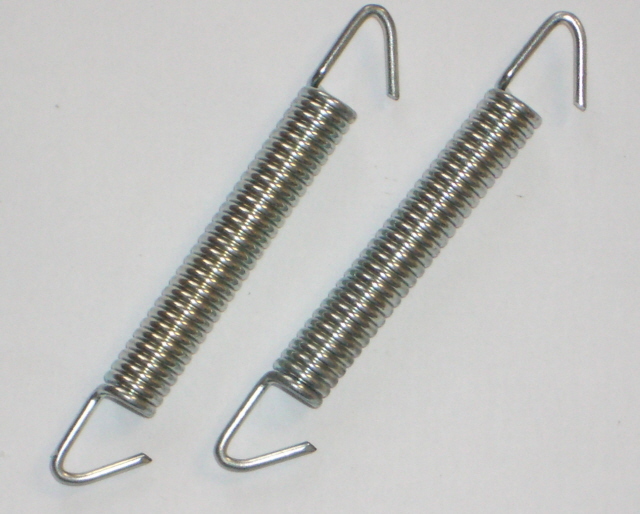 Helix Racing Zinc Exhaust Springs 63mm 2 Pack NEW 495-6302