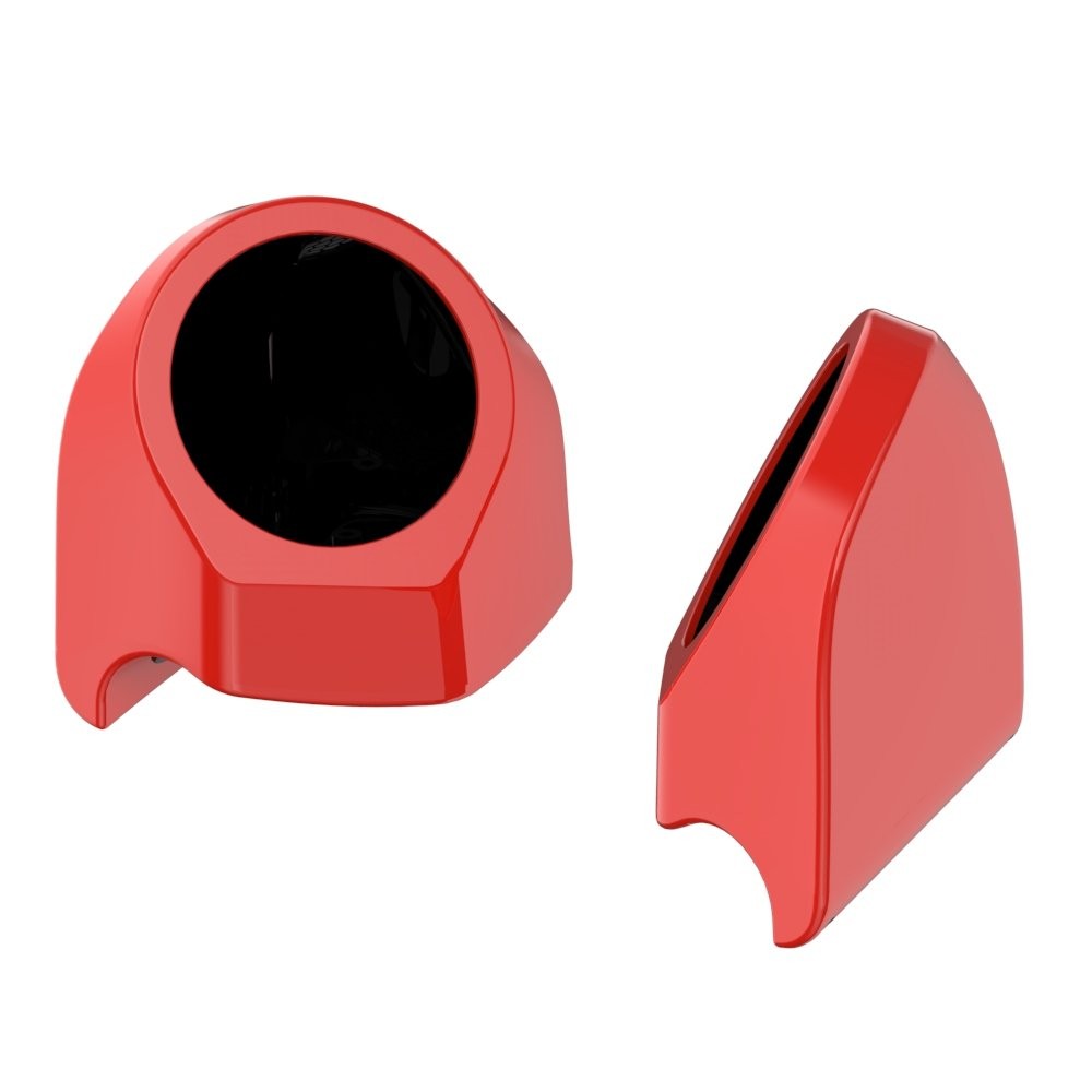 Advanblack 6.5 inches Speaker Pods PERFORMANCE ORANGE Fits Harley King Tour Pack