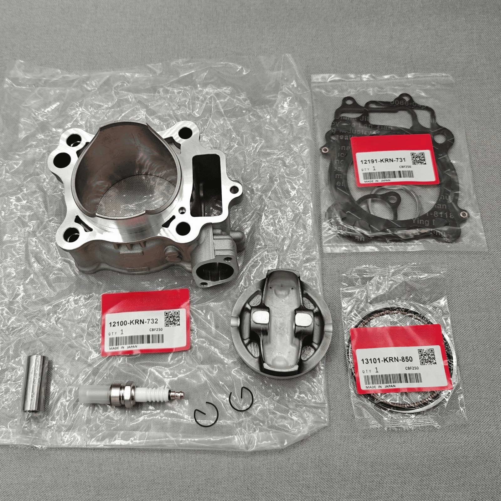 NEW OEM TOP END KIT W/ CYLINDER 78MM FOR HONDA CRF250R CRF250X 2004-2017