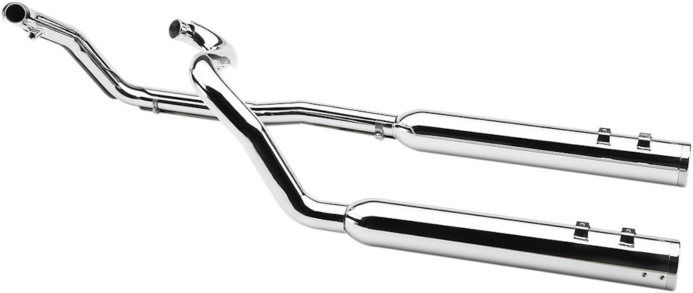 Cobra True Dual Head Pipes Chrome 6251