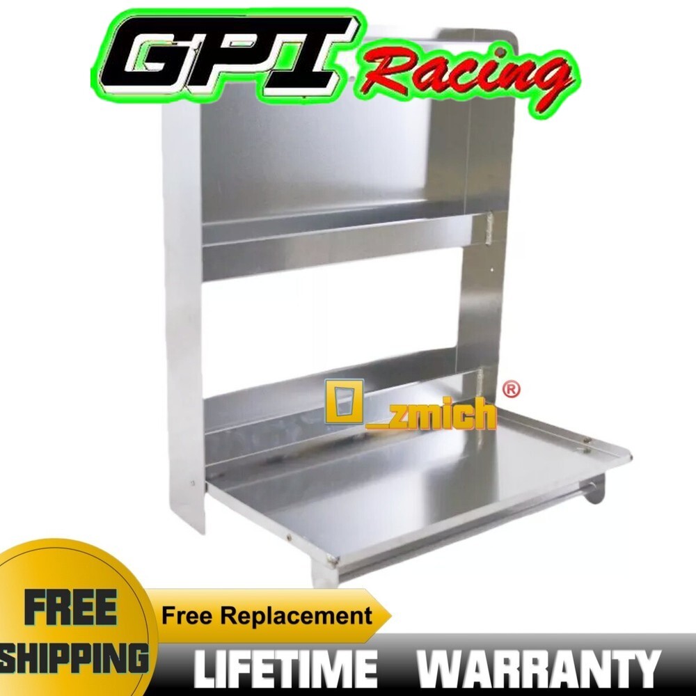 All Aluminum Trailer Door Cabinet Organizer Storage Work Station