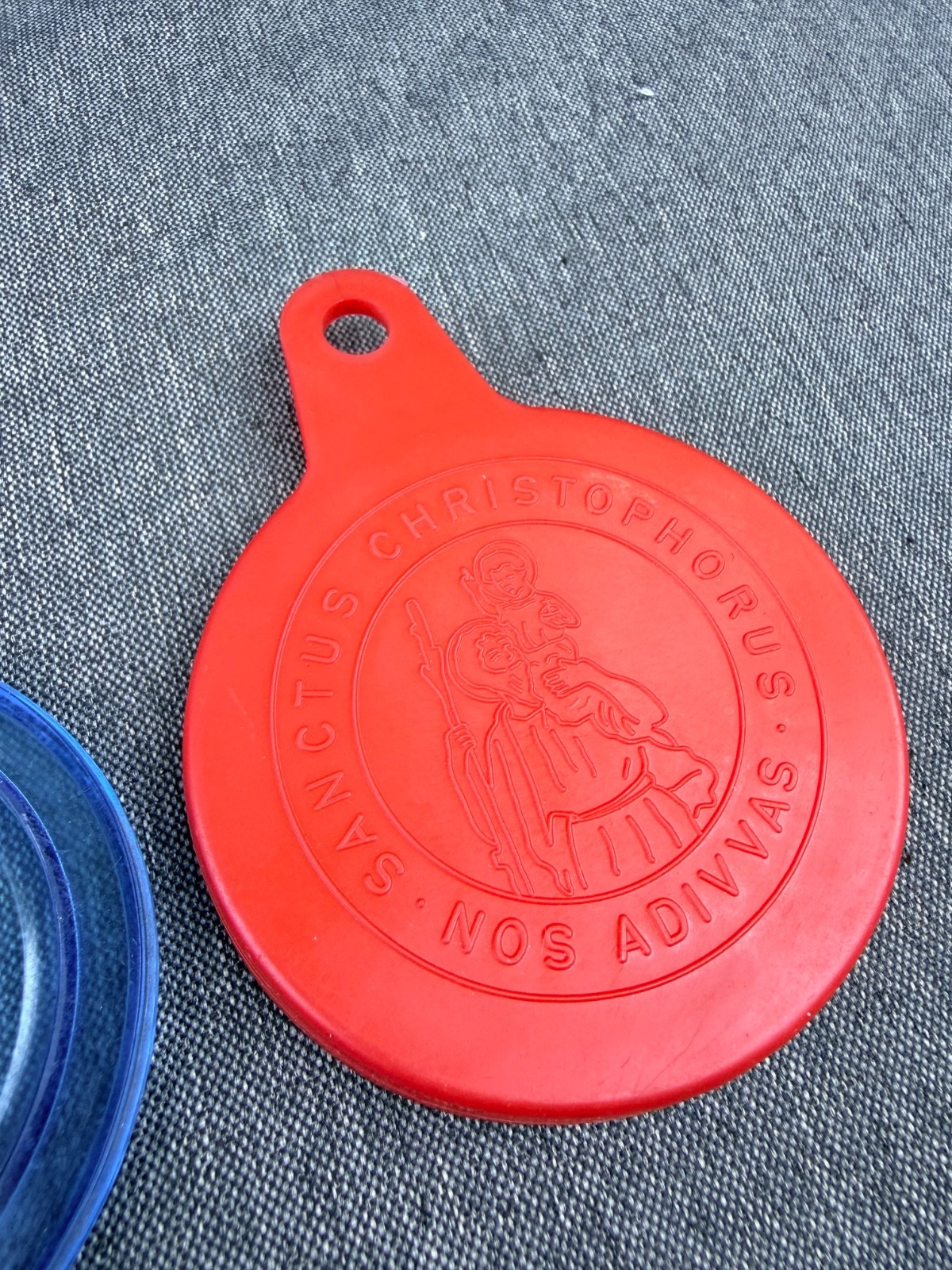 VINTAGE BIEMME RED TAX DISC HOLDER – LAMBRETTA VESPA VIGANO ULMA SUPER MOD 60s