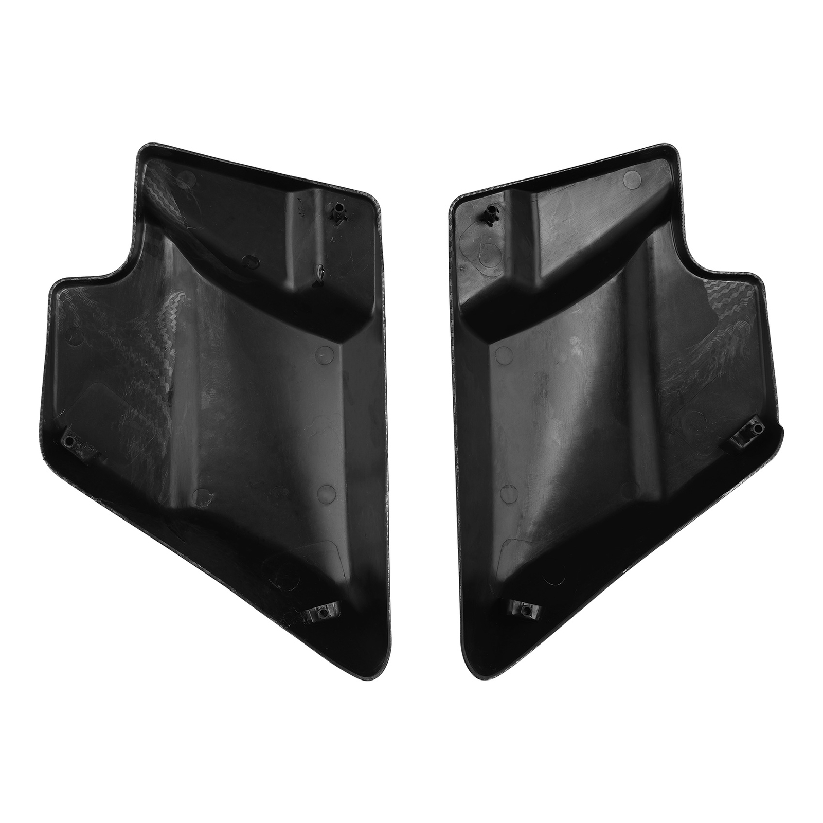 Carbon Fiber Vivid Black Side Covers Panel Fit For Harley Street Glide 2009-2024