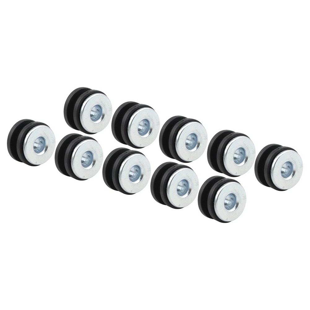 10× Fairing Rubber Grommets Bolt Pressure Relief Cushion Shockproof Motorcycle