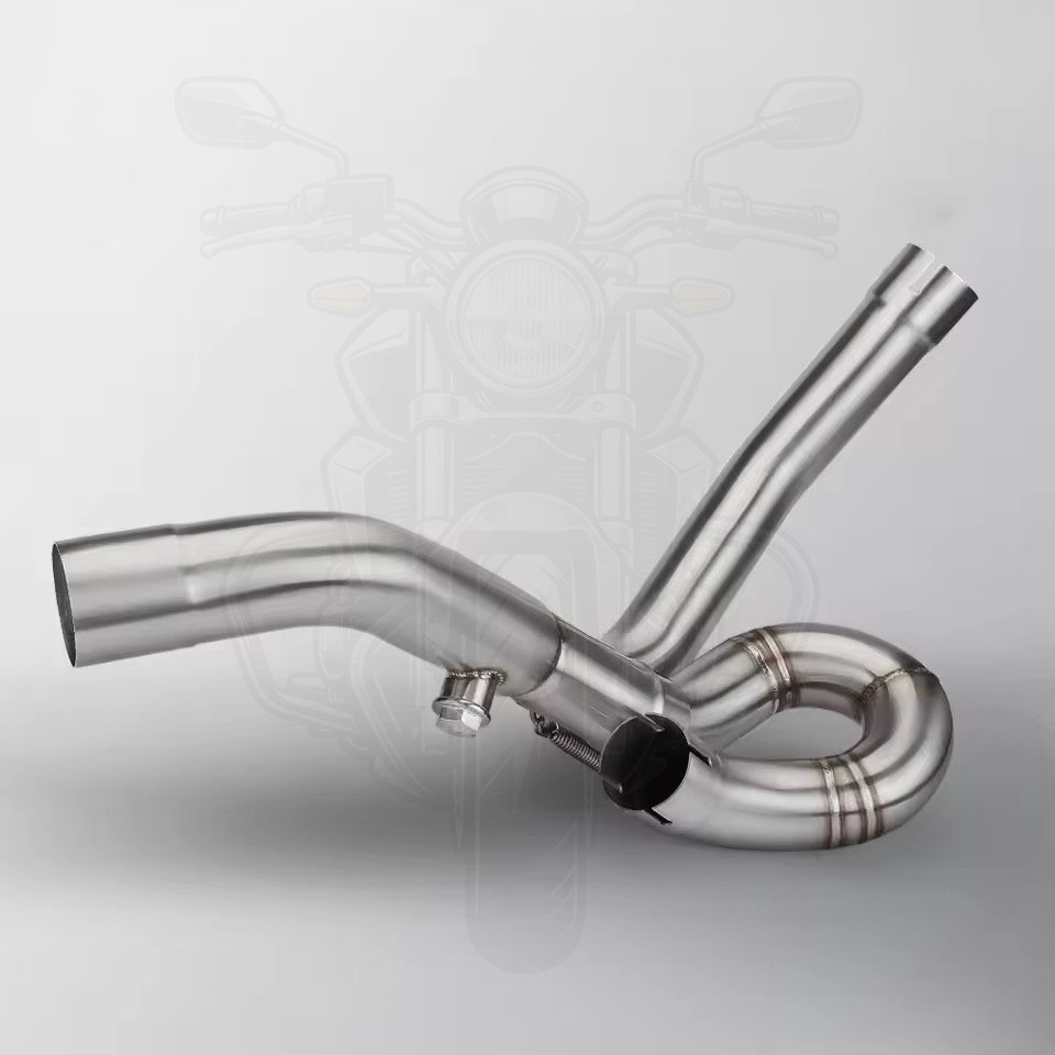 Slip-On Exhaust System Mid Link Pipe For Aprilia Shiver 750 / SL750 GT 2008-2017