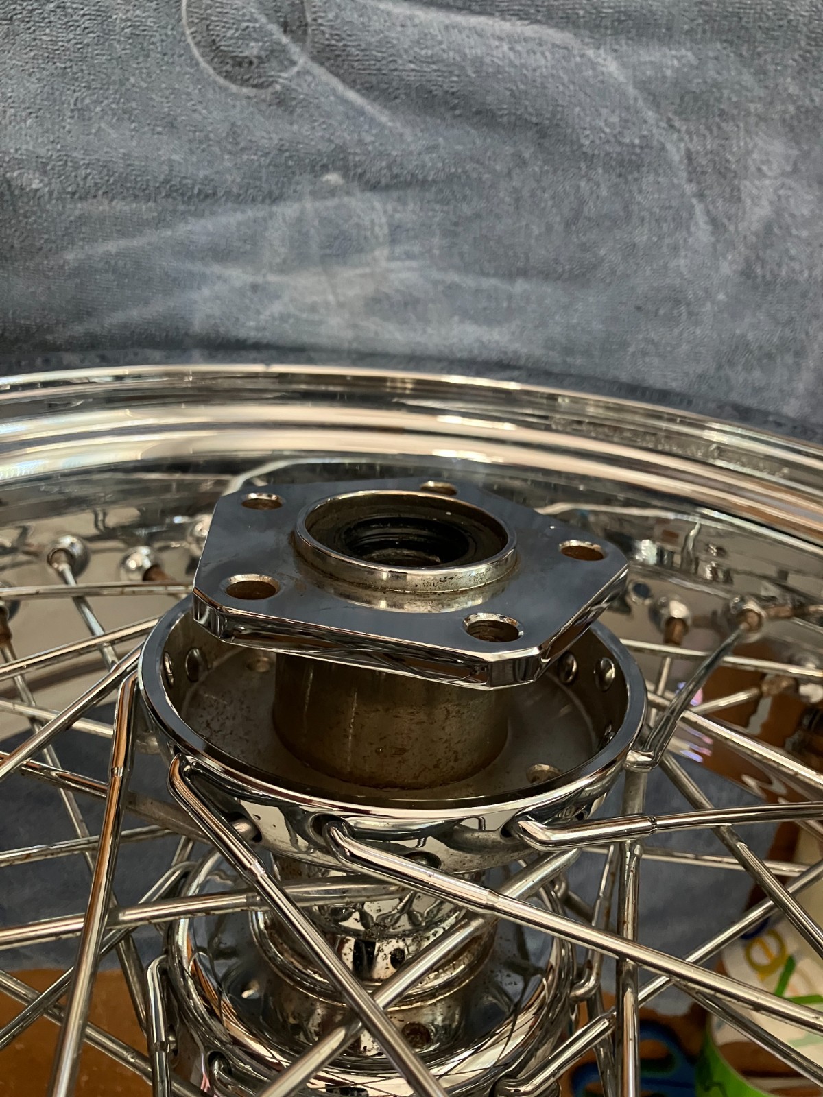 harley shovelhead panhead chopper RK EXCEL 40 spoke 16×5.50 rear wheel vintage