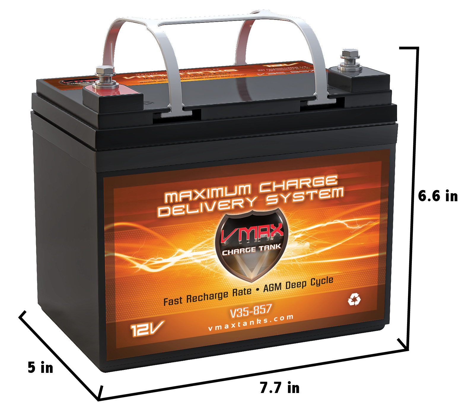Pride Jazzy Select 6 7 GT Comp VMAX V35-857 AGM Wheelchair HiCap 35AH U1 Battery