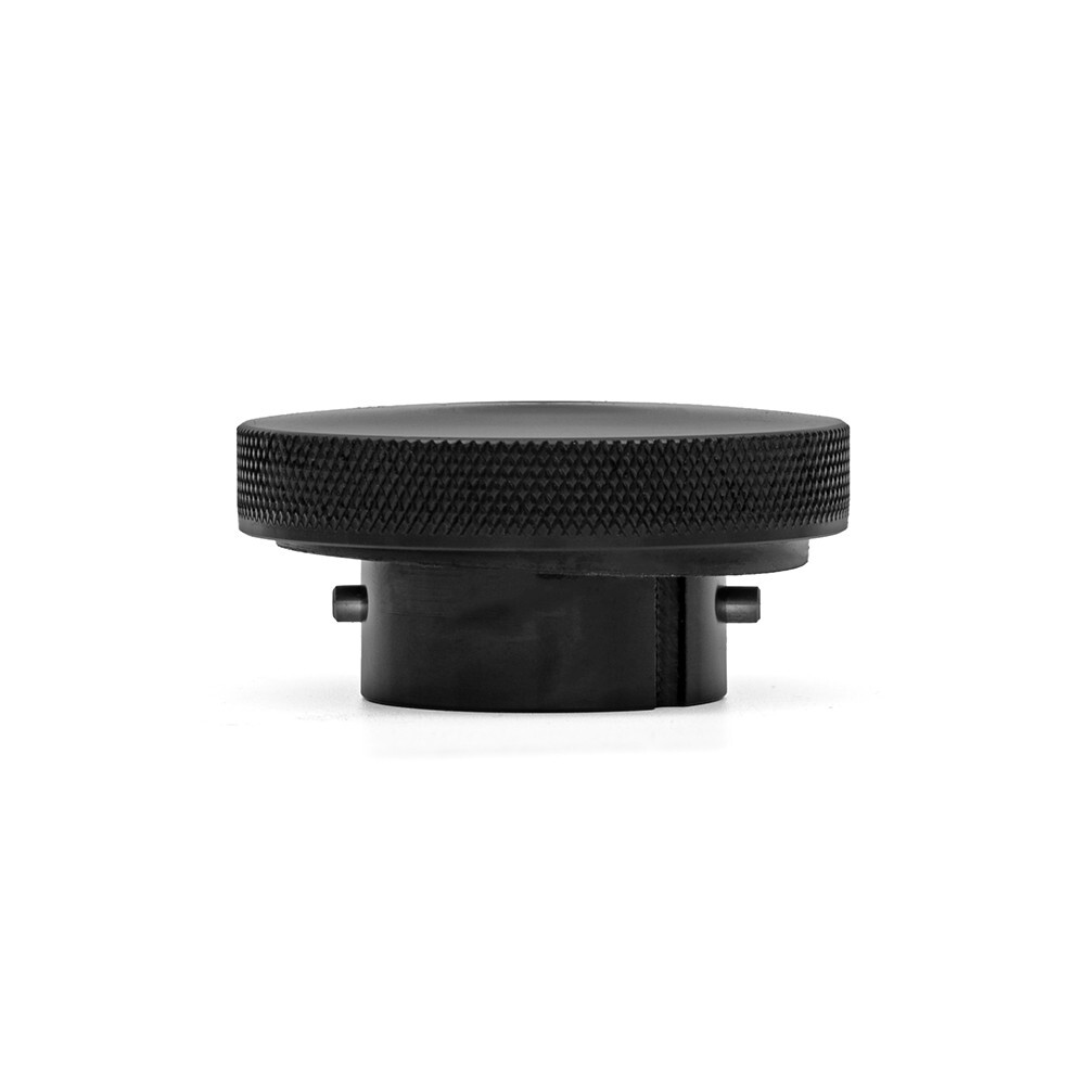 For CG125 Mash400 500 Cafe Racer CNC Fuel Tank Cover Gas Tank Cap — Black USA