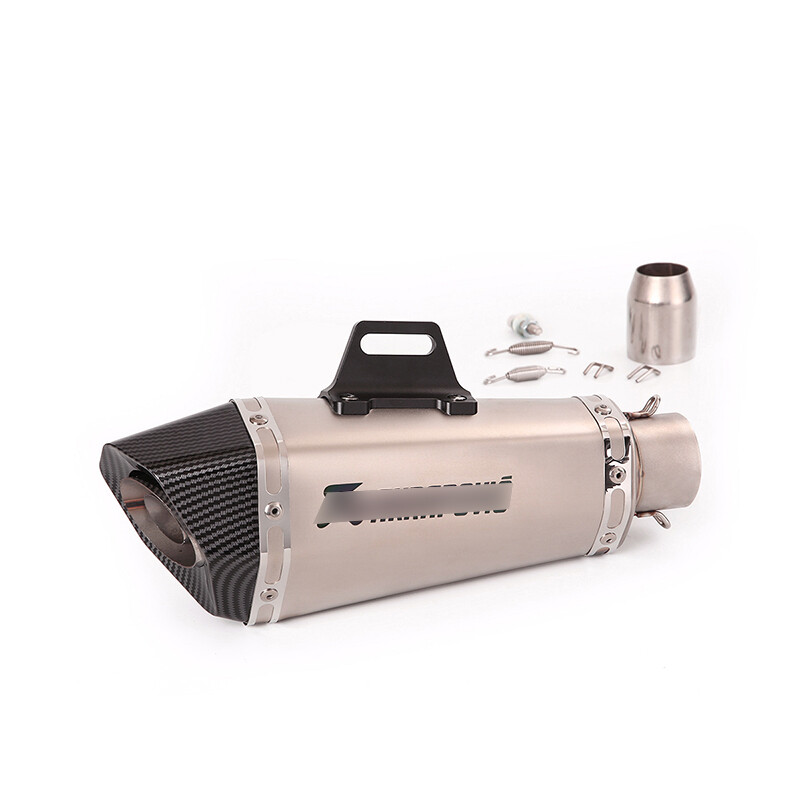 51mm Universal Motorcycle Exhaust Muffler Pipe With DB Killer Modified Scooter