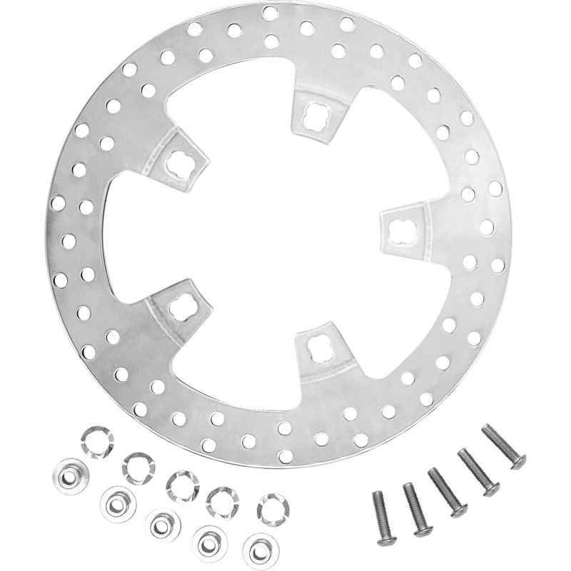 Coastal Moto CM-FR-320S Perimeter Rotor – 12.6in. – Front – Stainless