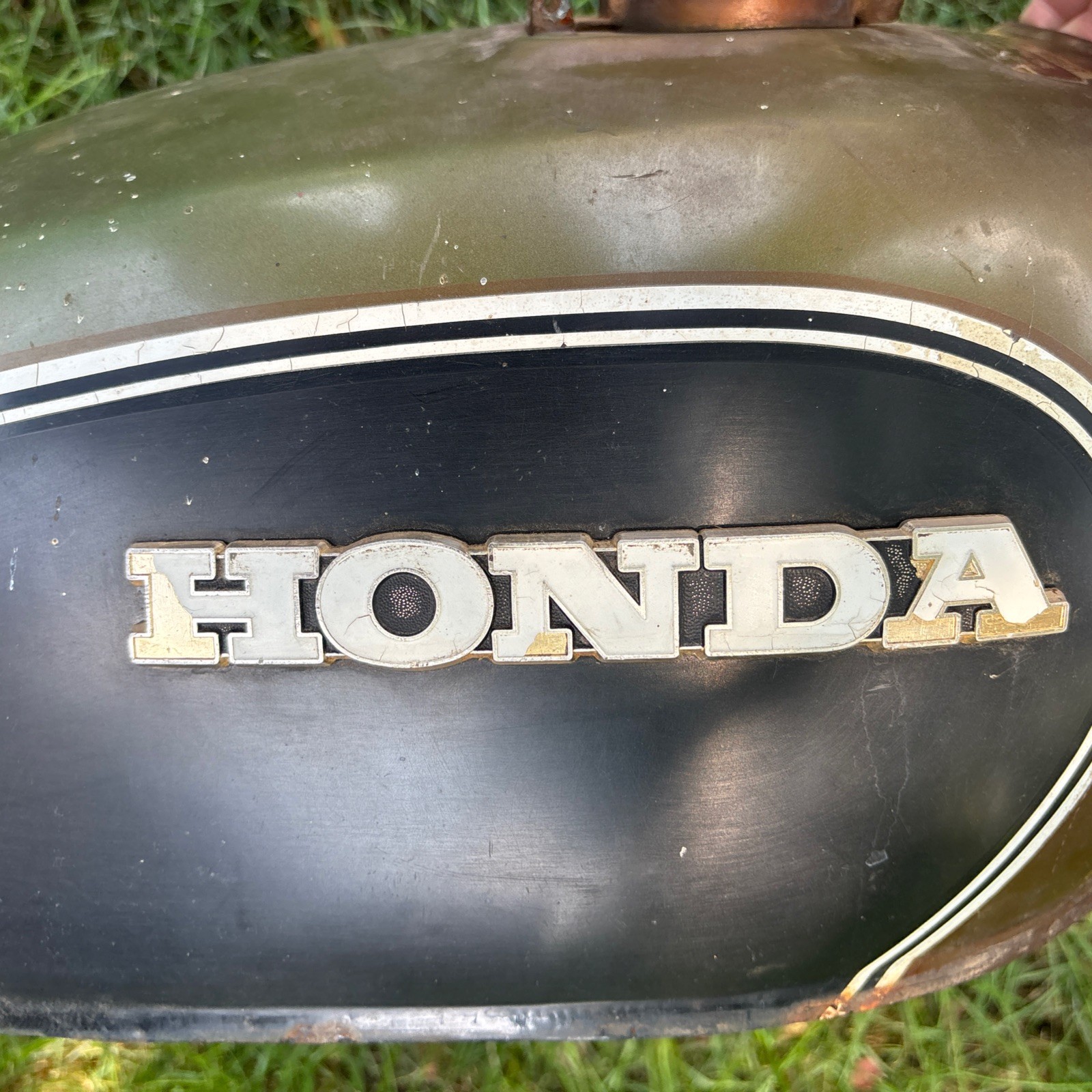 Honda CB550 CB550K 1973 1974 OEM Green Petrol Fuel Gas Tank VINTAGE Motorcycle
