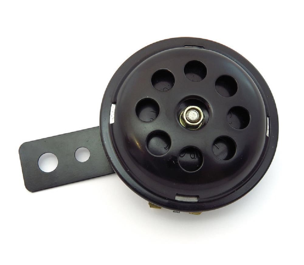 Emgo Universal Horn – 12 Volt – 70mm – Black Motorcycle Street Bike 86-18352