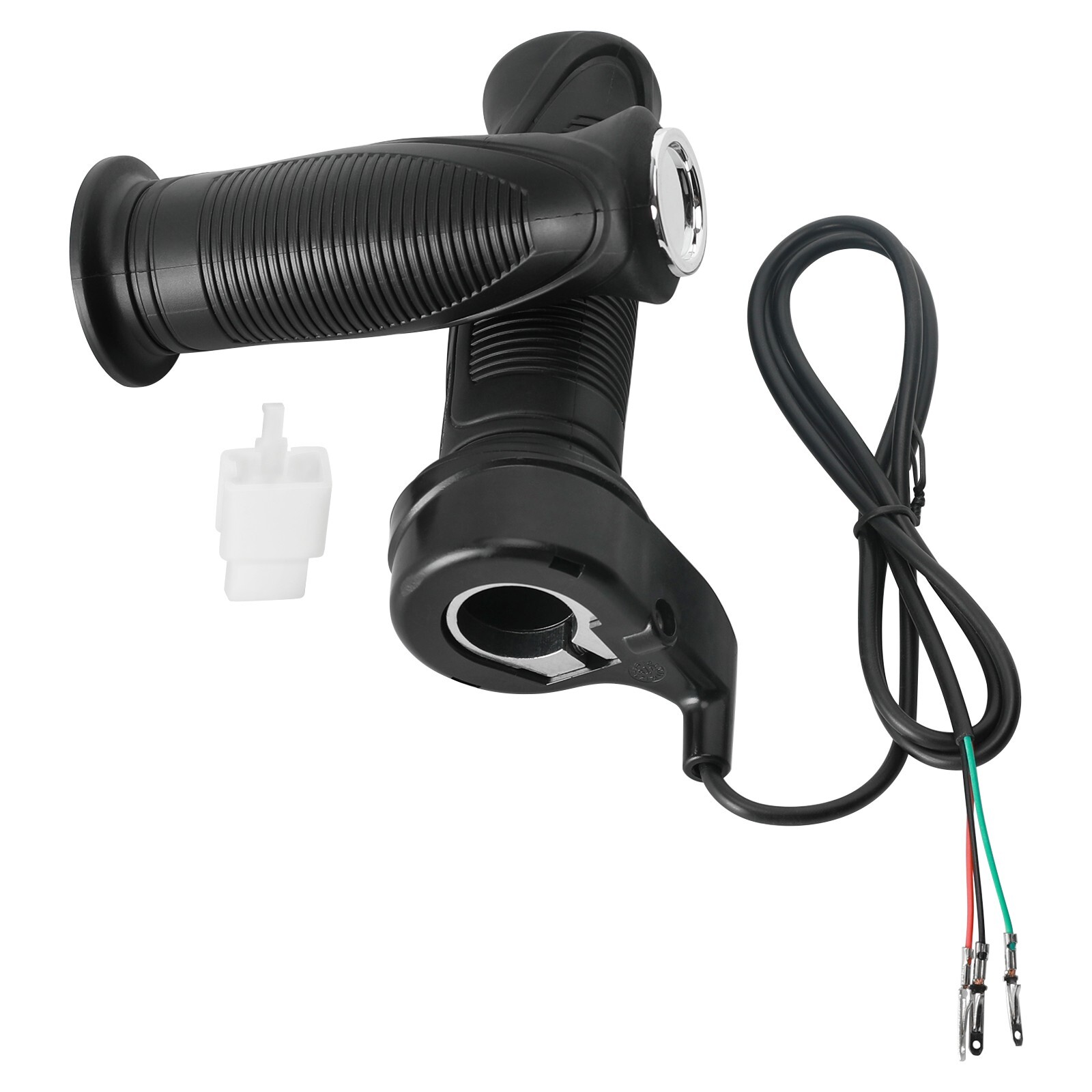 Universal 12V/24V/36V/48V Black Electric Scooter Bike Throttle Grip For E-Bike
