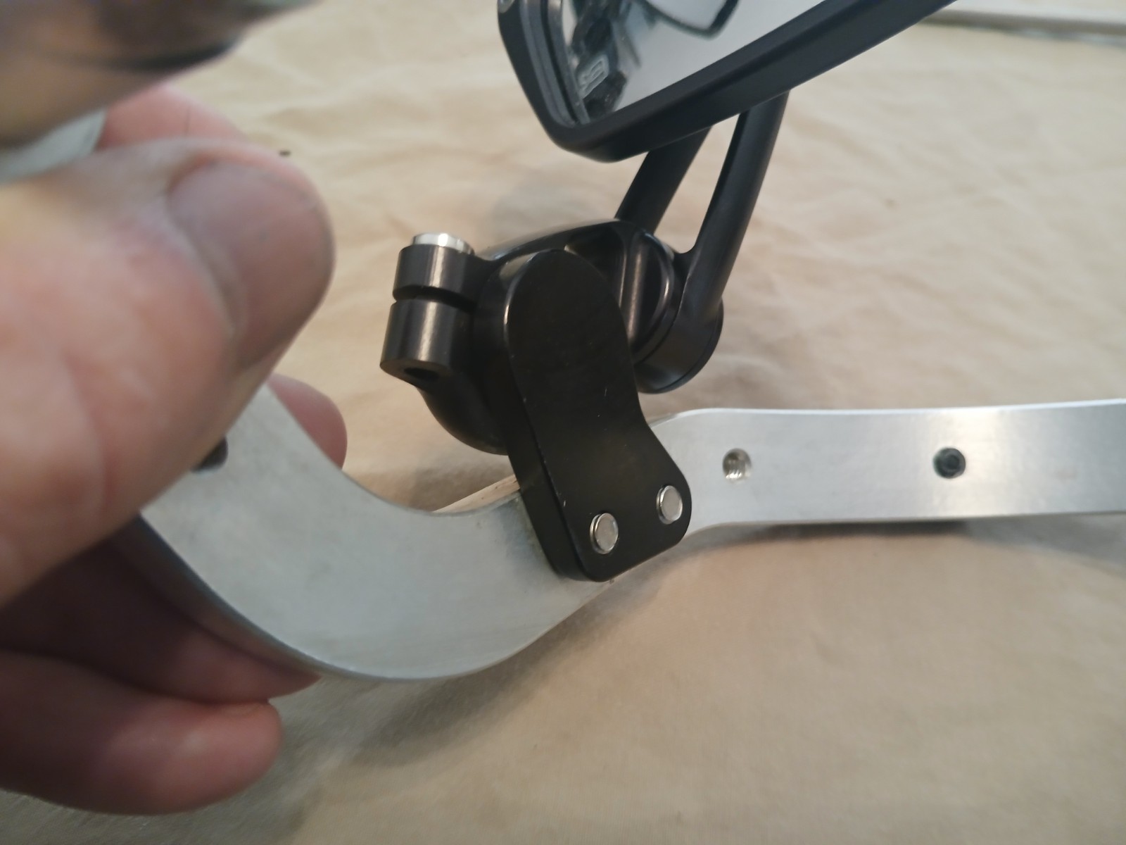 Rottweiler Performance quick flip mirrors with Cryra Hand Guards