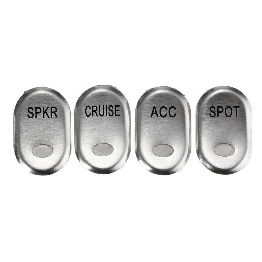 For Harley Electra Glide Ultra Classic 1996-2013 Panel Switch Cap Button Chrome