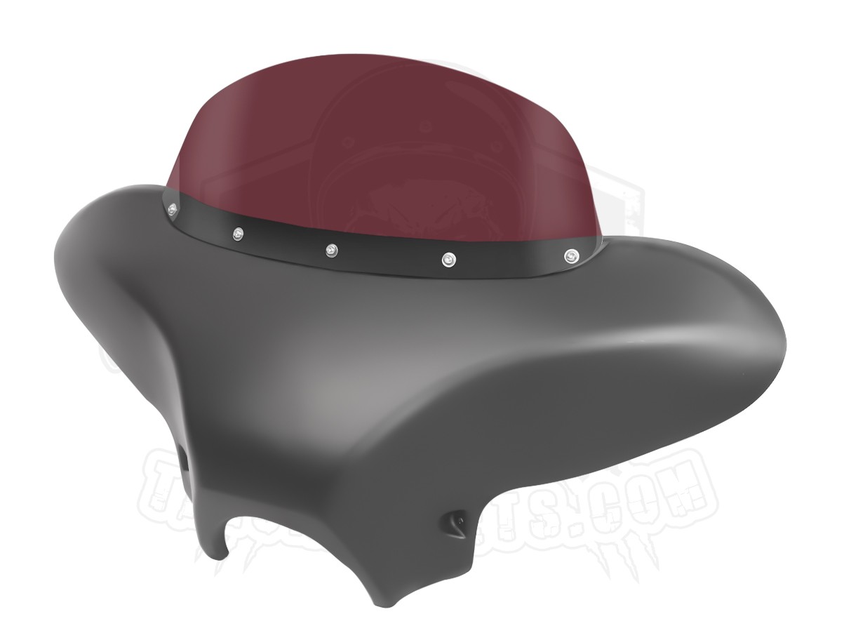 Universal ABS Plastic Fairing Batwing Windshield Cruiser Honda VTX1300 1800 7″ t