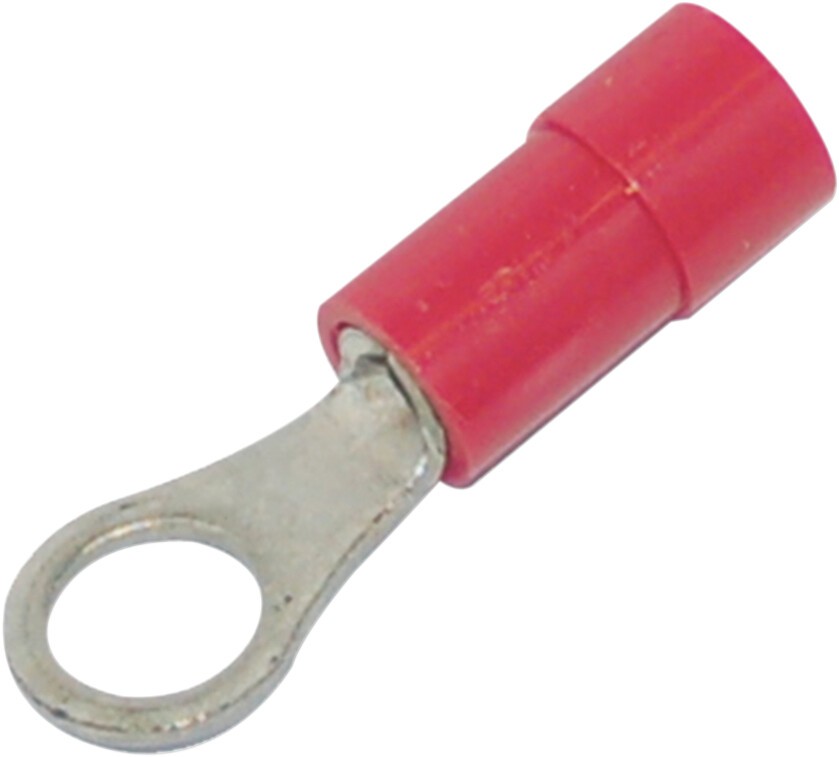 Namz PVC Ring Terminal #8 22-18 AWG 25-Pack Red for Ironhead XL Shovelhead