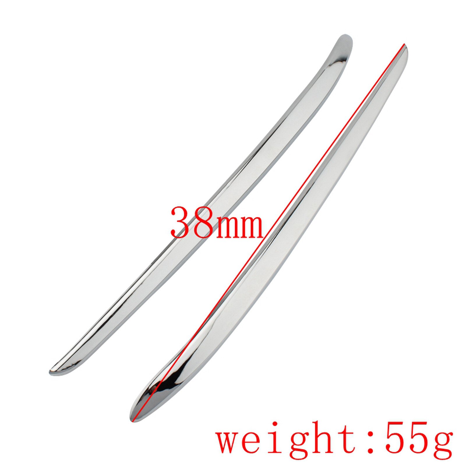 Chrome Side Panel Storage Box Plating Trim Strip Fit For BMW K1600GTL 2011-2018