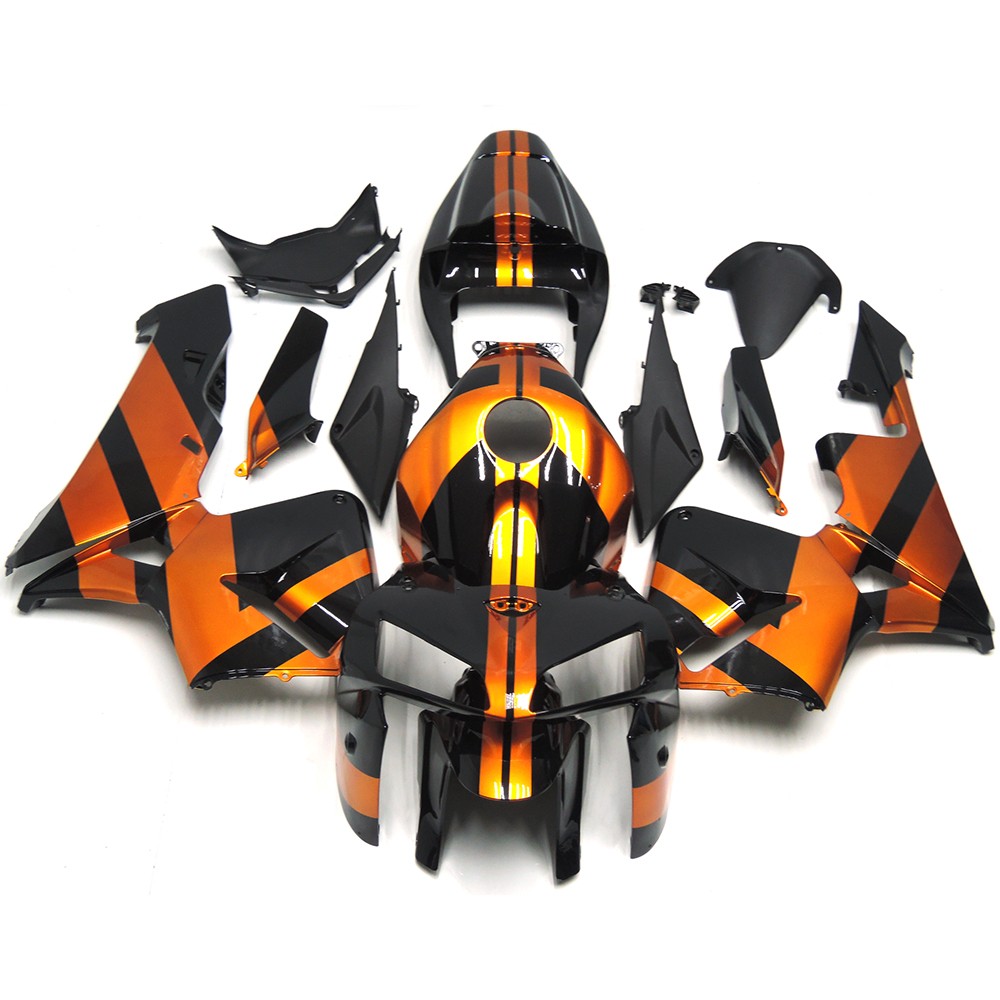 Gold Black ABS Fairing Kit For Honda CBR600RR 2005 2006 F5 05 06 Bodywork Cowls