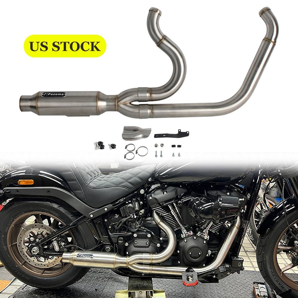 For Harley Low Rider S ST Street Bob FXBB/S 2018-2025 Slip-on Exhaust System Tip