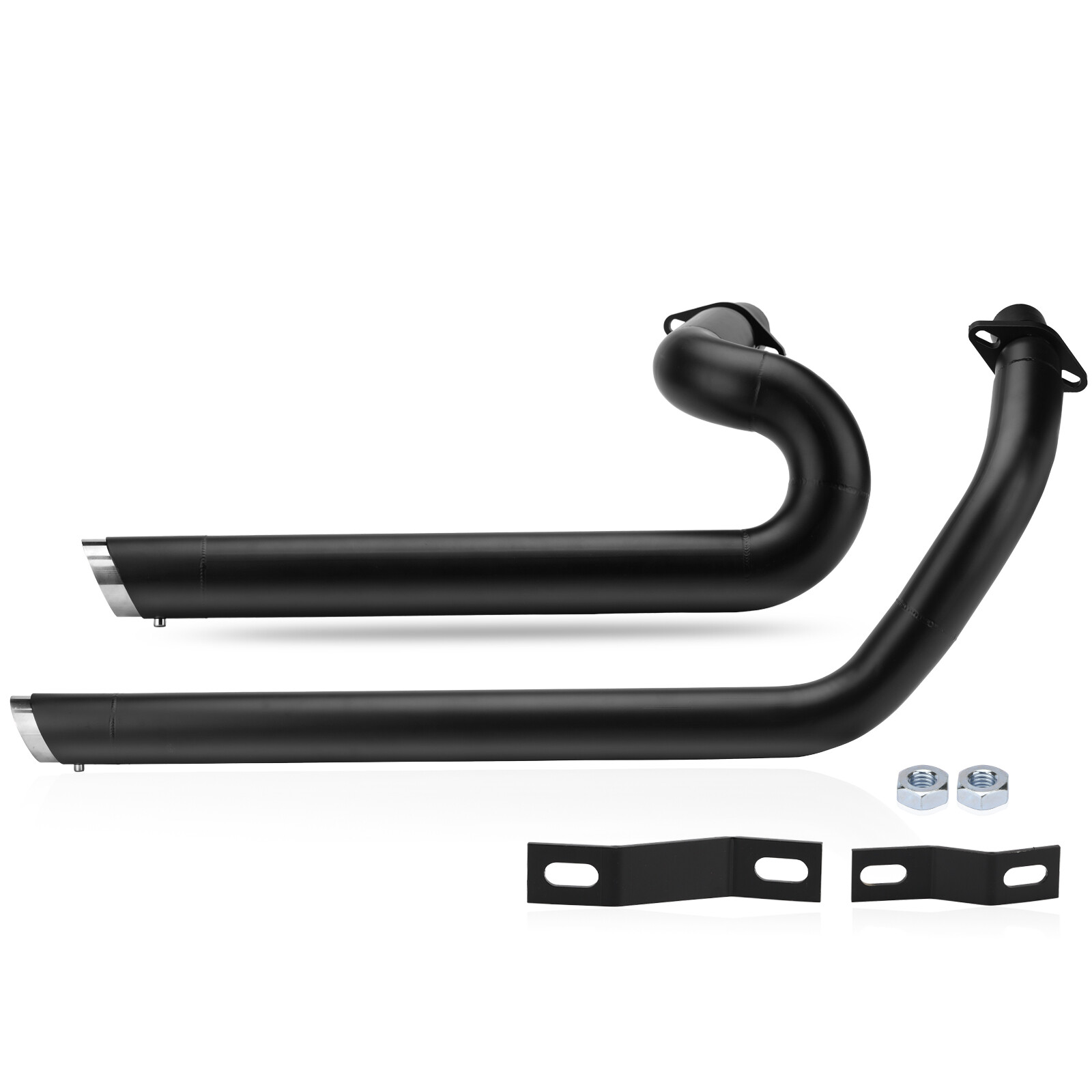 Shortshots Staggered Exhaust Pipe System For Honda Shadow VLX 600 VT600C VT600CD