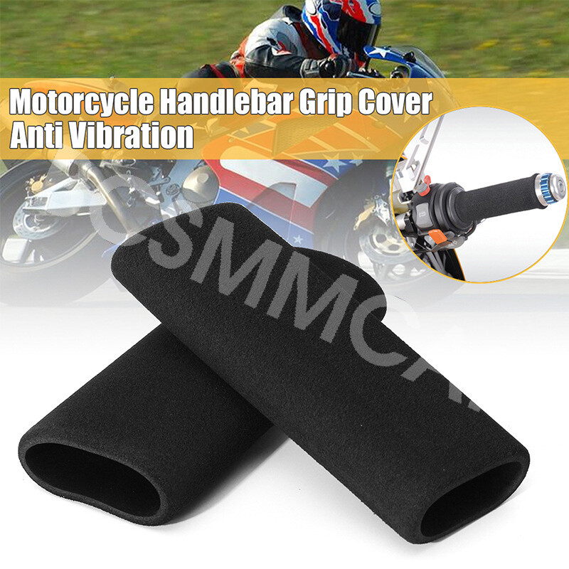 Motorcycle Anti-slip Handlebar Grips Foam Sponge Grip Cover For 22mm 7/8”