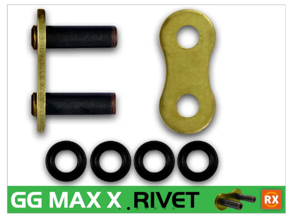 2016-2020 Ducati 797 Monster RK MAX-X RX-Ring 120 Link Chain 520 Pitch Natural
