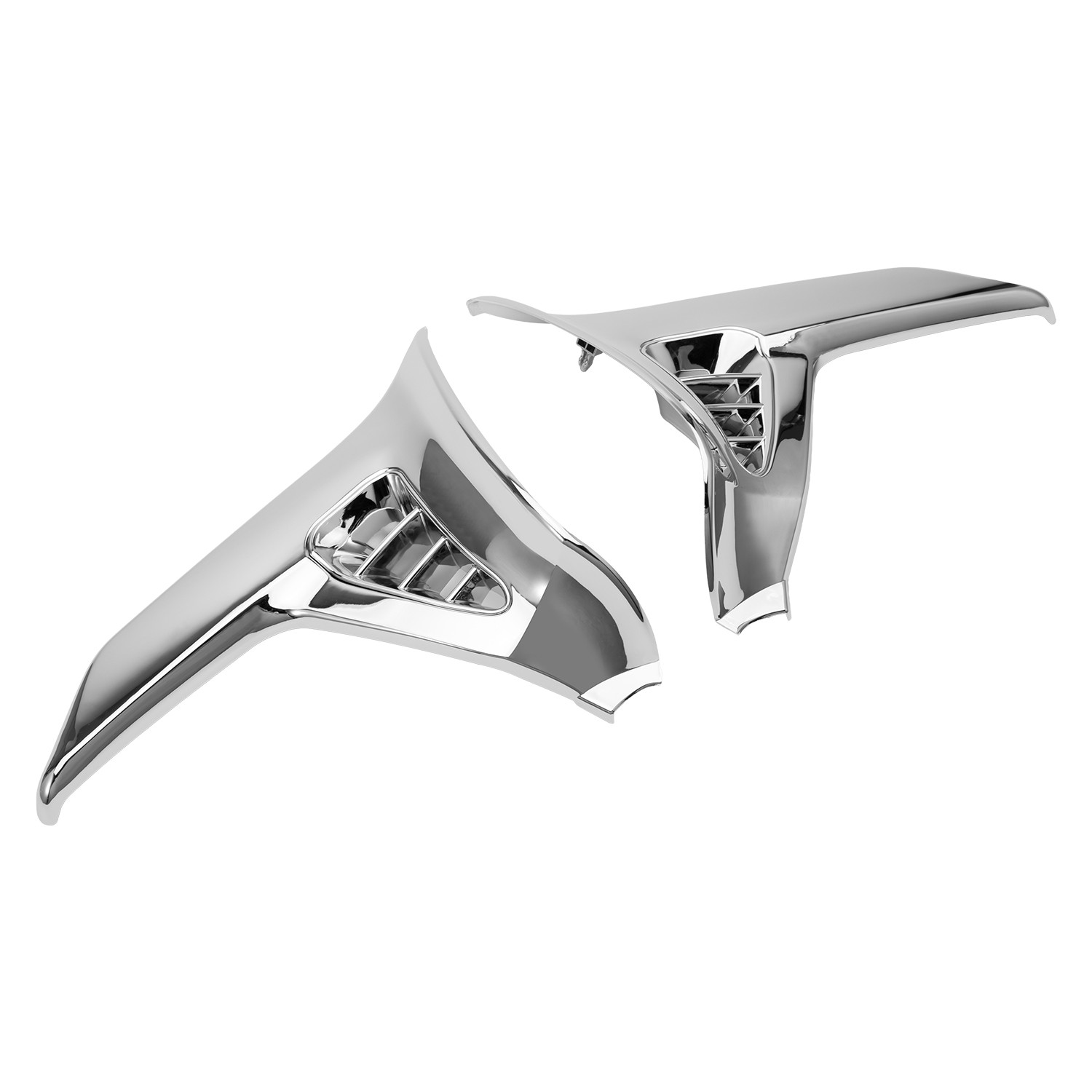 Left & Right Parts Modified Triangle Cover For Honda GoldWing GL1800 2001-2011