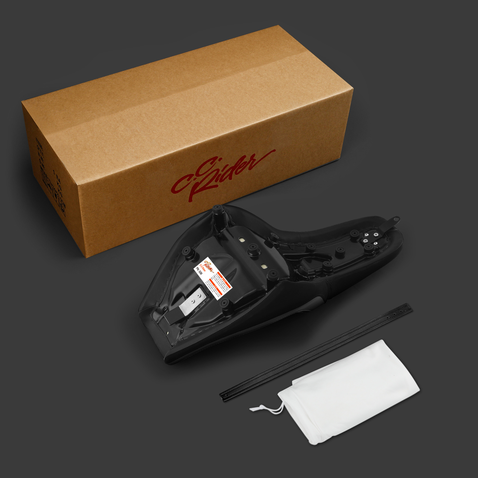 Black Driver & Passenger Seat Fit For Harley Fat Bob FXFB FXFBS 2018-2023 2019