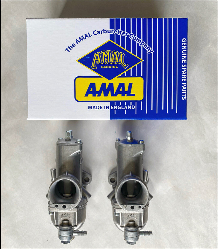 TRIUMPH T120 AMAL 930 PREMIER ALUMINUM CARBURETOR RIGHT/LEFT 67-’72 190 Main