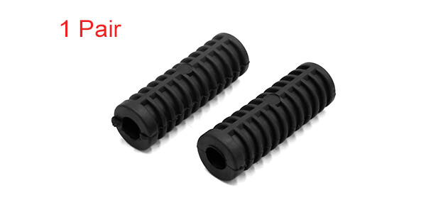 TWO Rubber Nonslip Footrest Pedal Foot Peg Cover Shell Motorcycle Universal