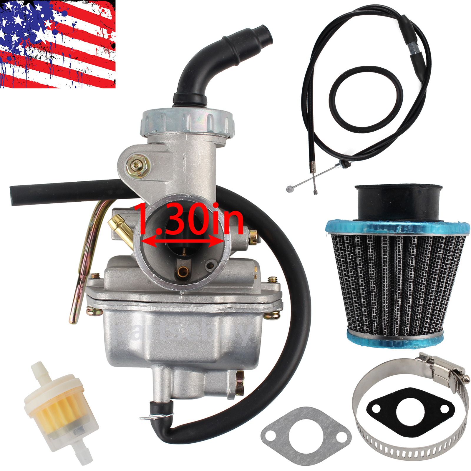 Carburetor Carb Rebuilt Kit For 2004-2009 2011-2013 Honda CRF80F PZ20 Parts