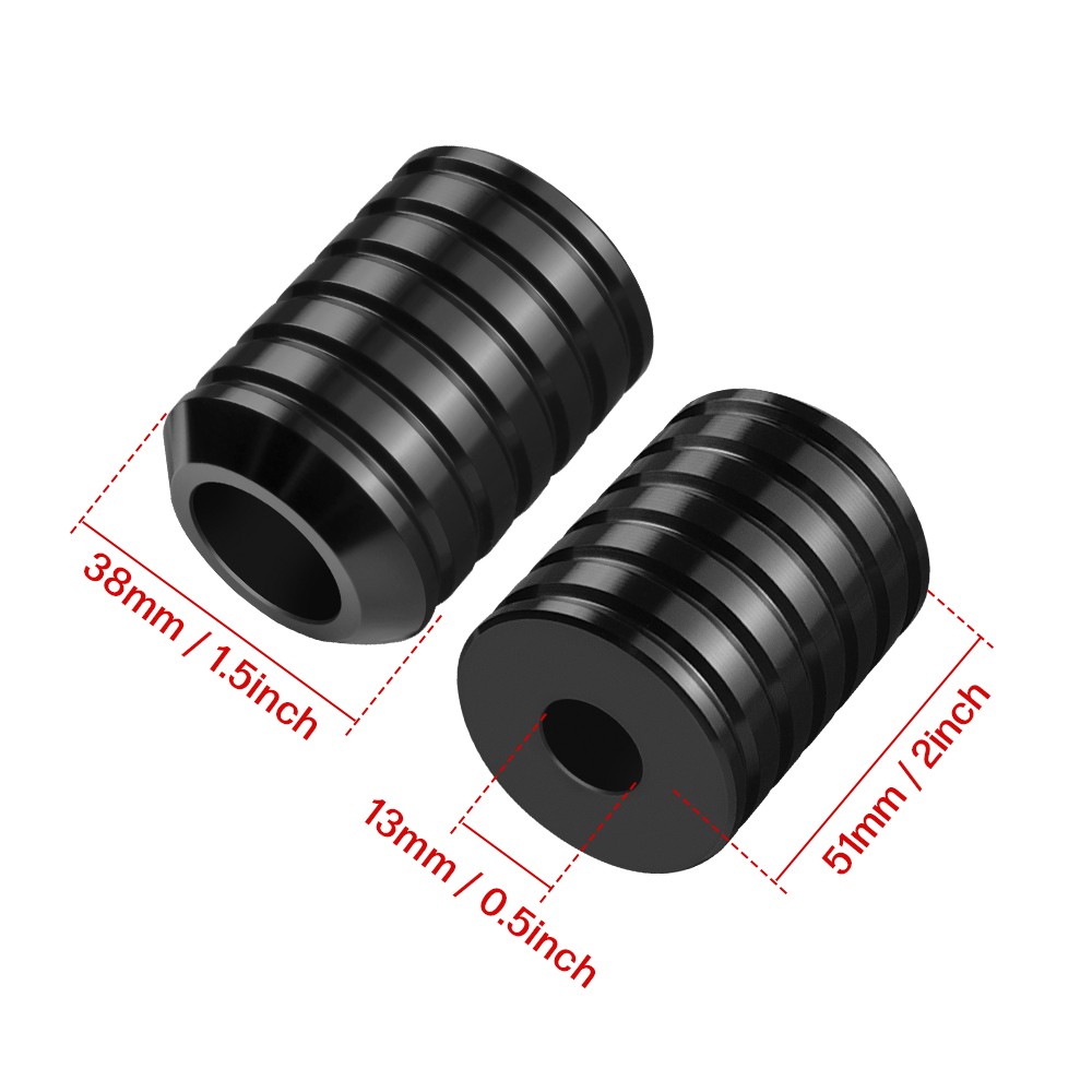 Engine Guard Crash Bar End CNC Cover Universal For Harley Softail / Touring US