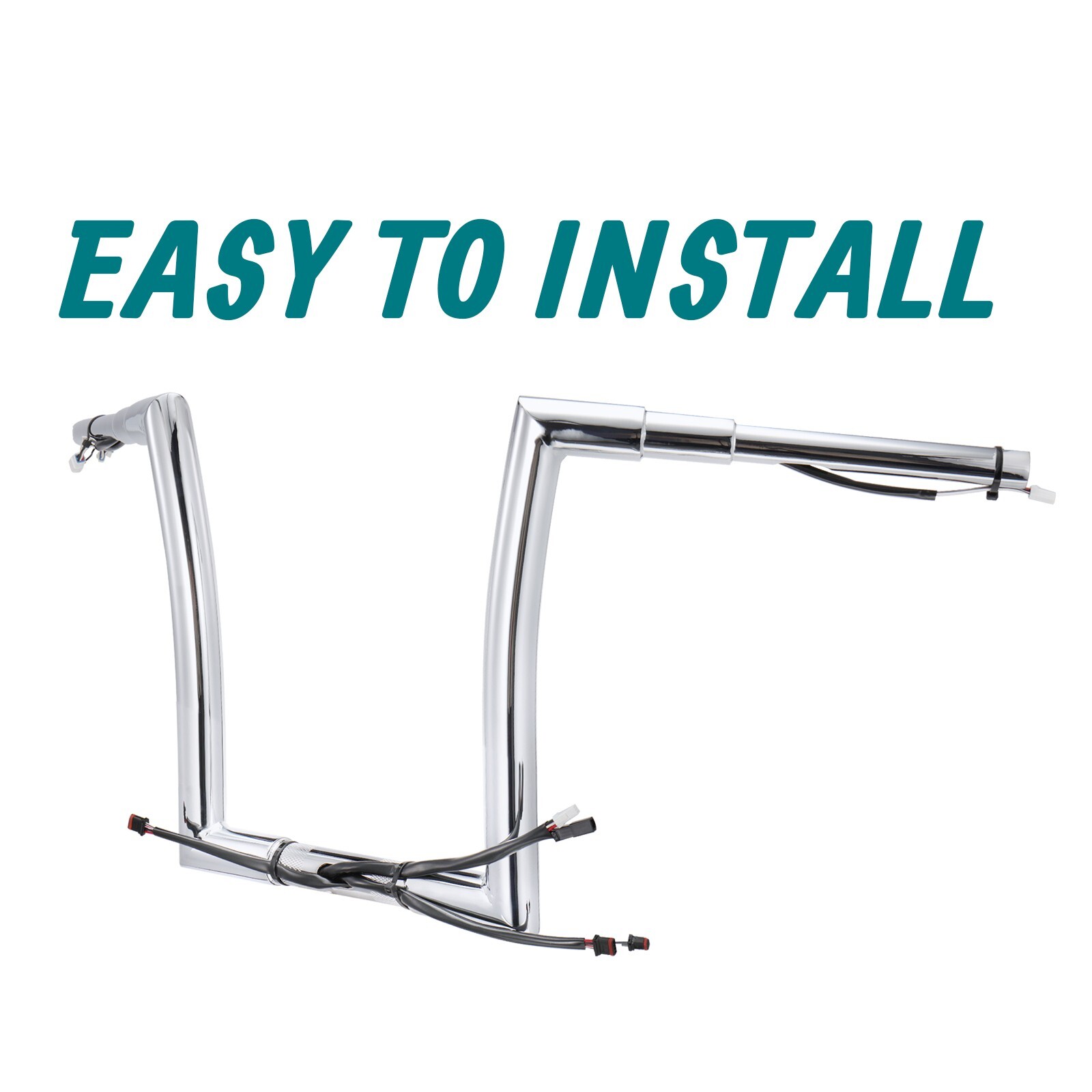 for Harley Road Glide Custom 16-23 Prewired 1.5″ Handlebar 14″ Chrome 1-1/4”