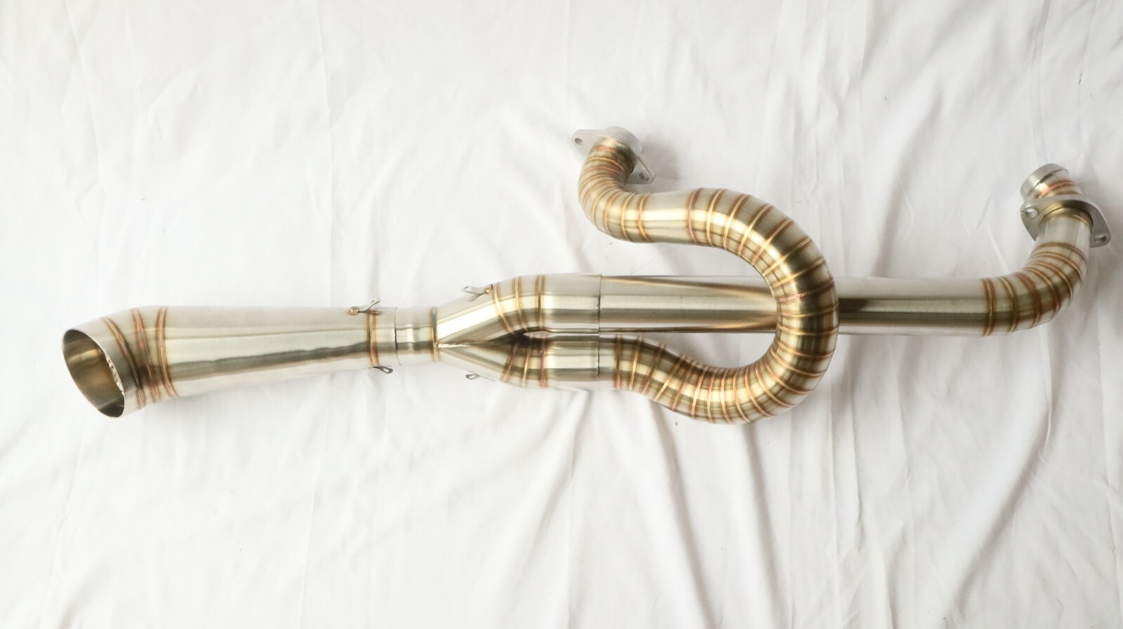 Custom 2-Into-1 TIG-Welded Exhaust for Harley Sportster XL883/XL1200 (1986–2020)