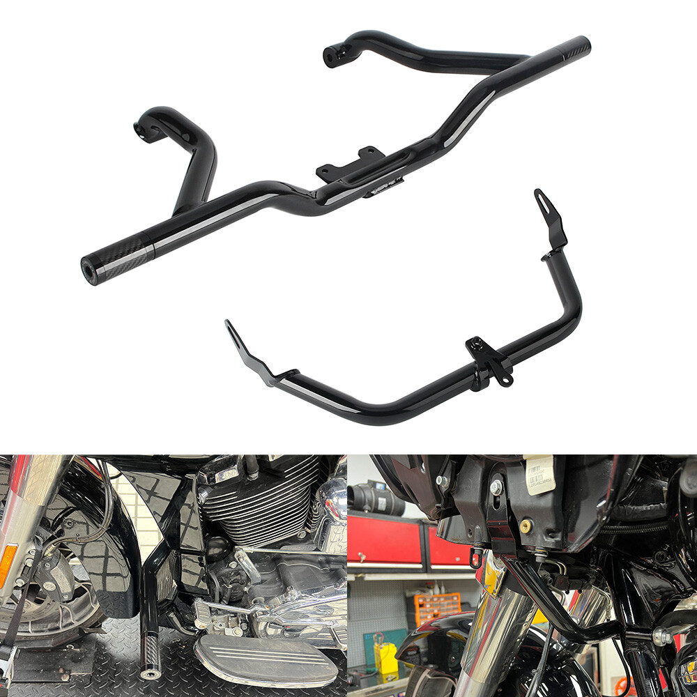 Crash Bar w/Fairing Support Kit For Harley Touring Road Glide ’15-up FLTRX/S/ST