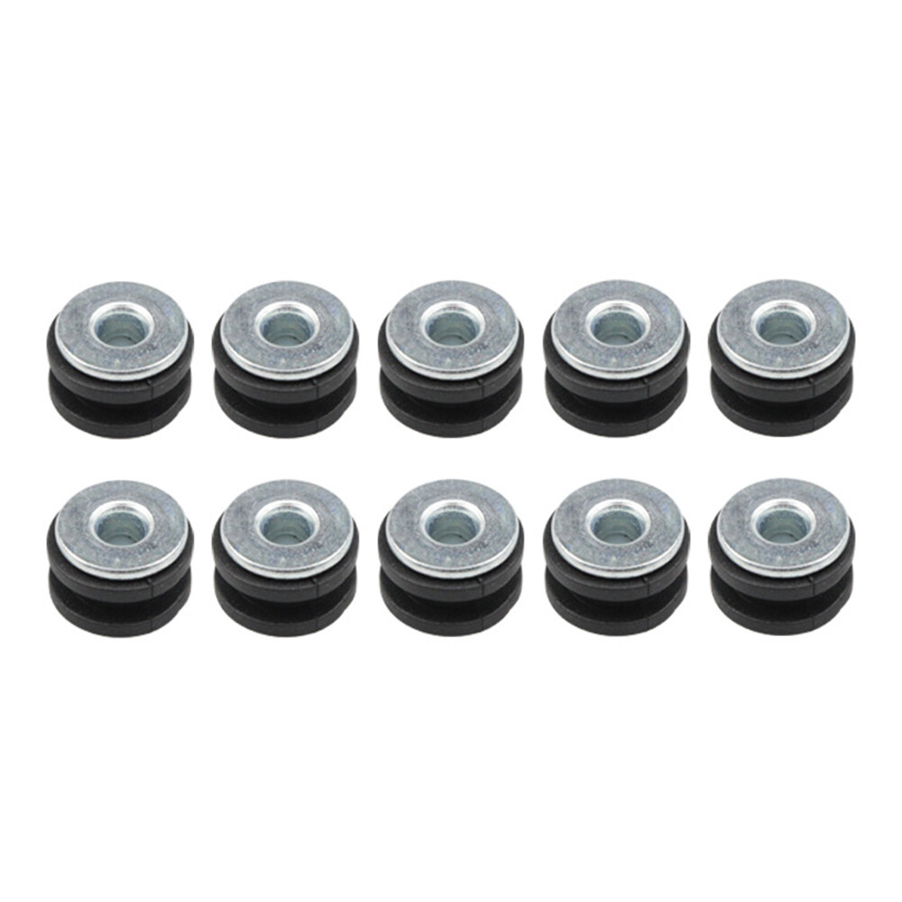 10 × Motorcycle Fairing Rubber Grommets Bolt Pressure Relief Cushion Shockproof