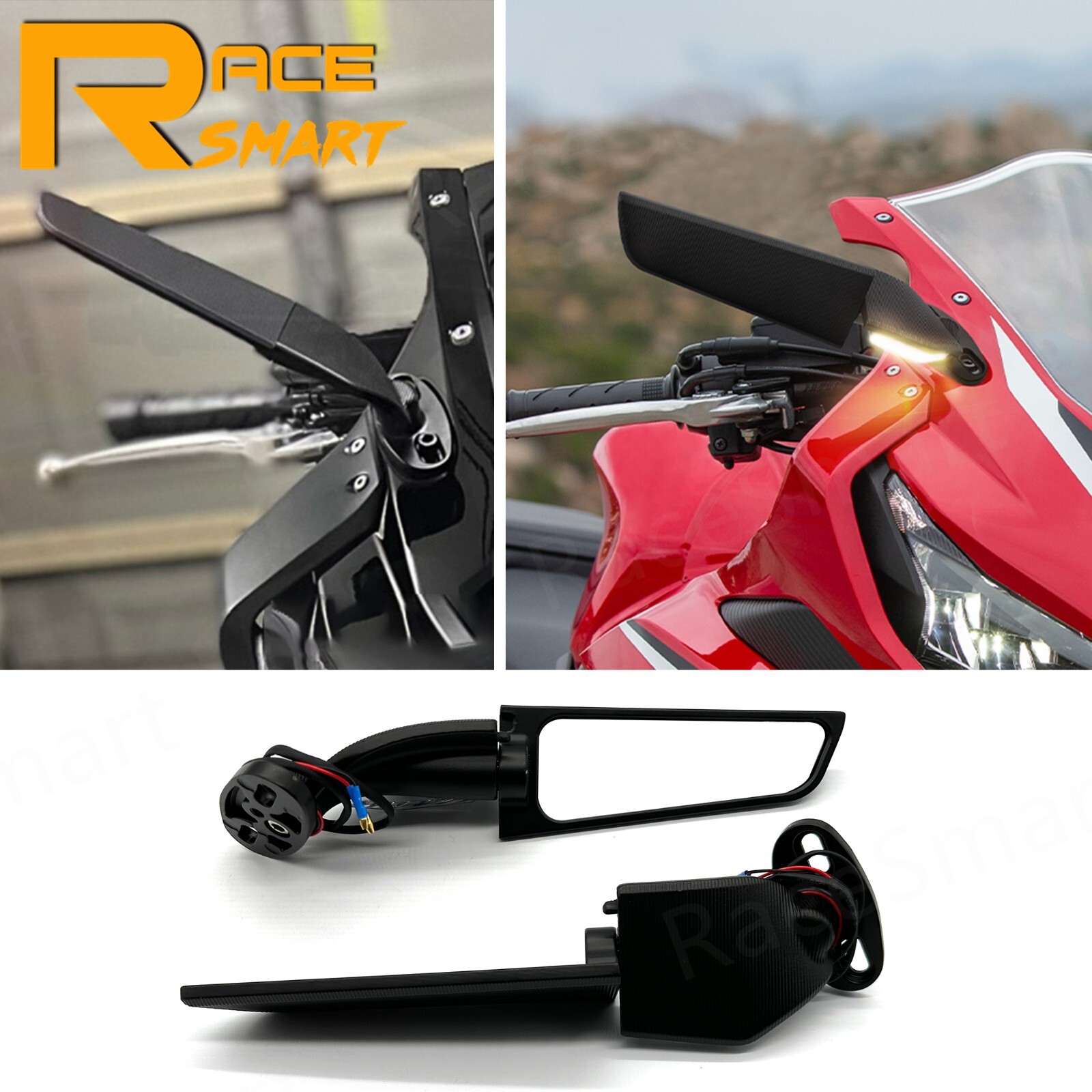 Rear View Side Mirrors For Suzuki GSXR600 GSXR750 2004-2023 GSXR1000 2004-2016