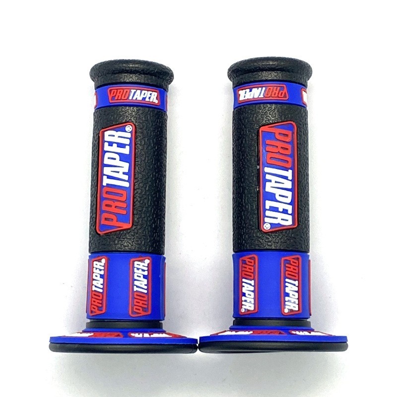 7/8″ Prtaper Hand Grips Blue Handlebar Grip for Pit Dirt Bike Off-road ATV