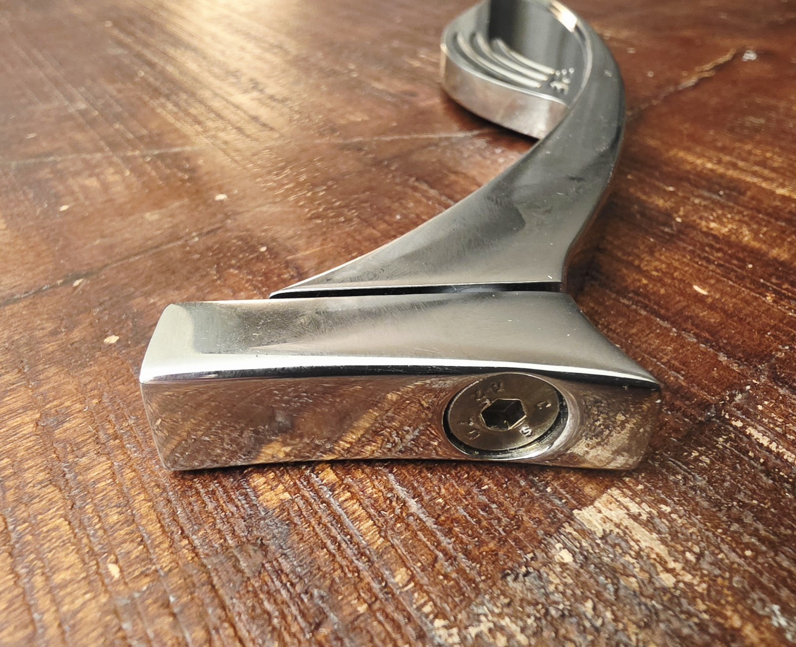 REBUFFINI Solid Chrome Billet Right Side Mirror Harley Davidson NEW