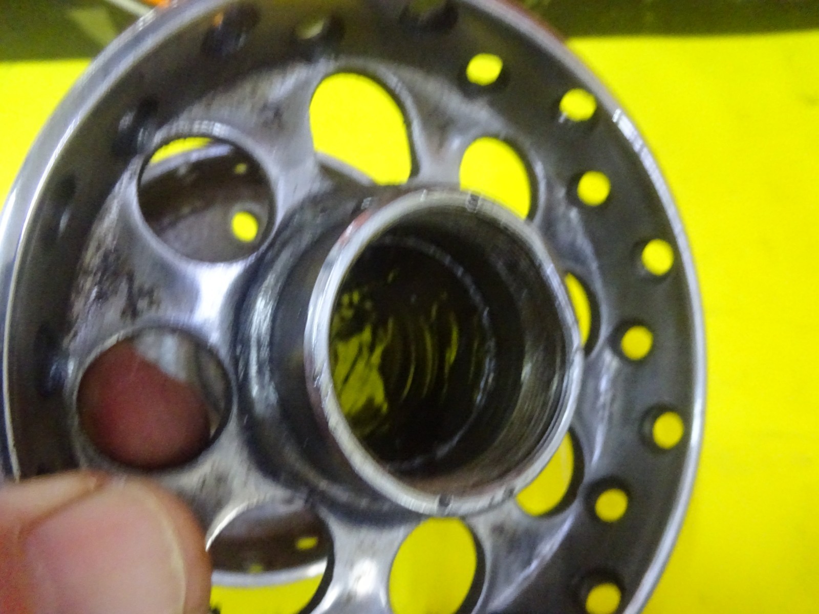 HARLEY IRONHEAD SPORTSTER’S CHOICE OF USED CHROME BARE REAR HUB